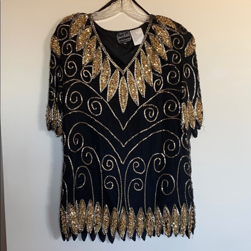 Vintage sequins top